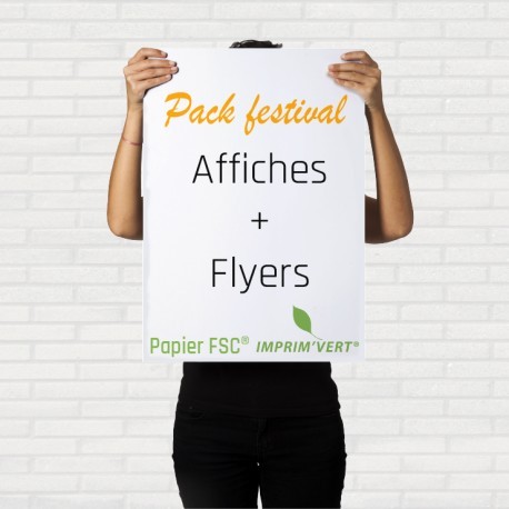 500 affiches A2 135g + 10 000 flyers A6