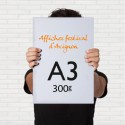 150 affiches A3 - 300 g