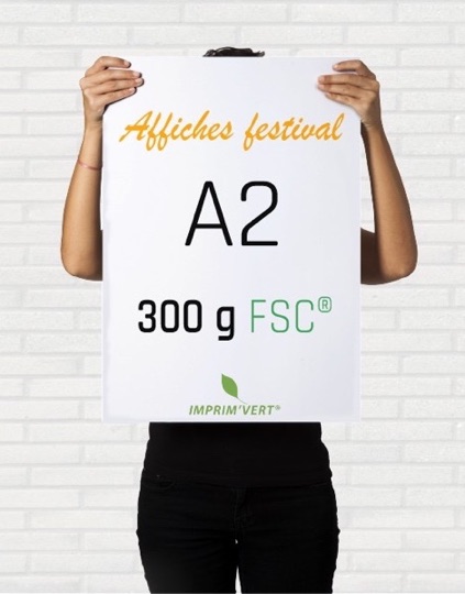 Affiches A2 cartonnées FSC®