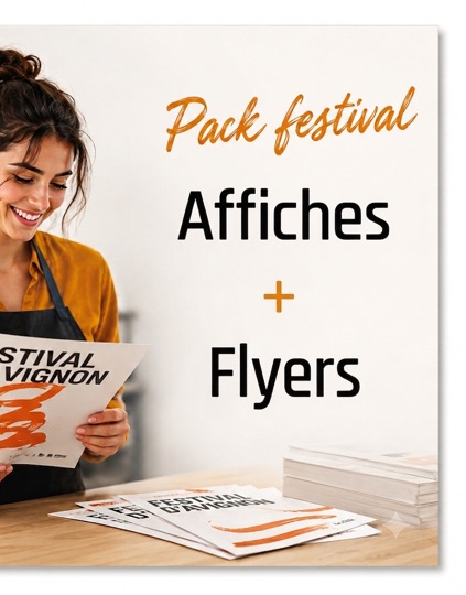 Pack éco affiches + flyers : le duo gagnant du festival