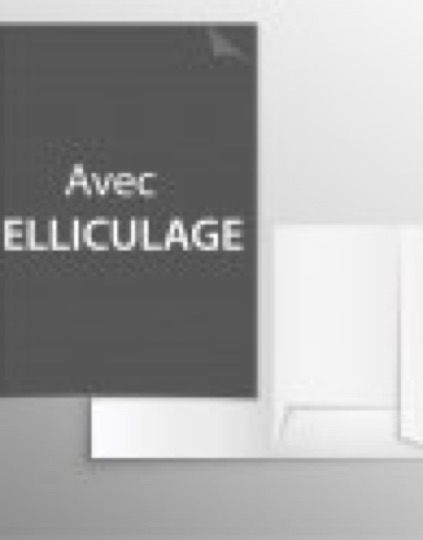 Pochettes à rabat pelliculées : la finition prestige